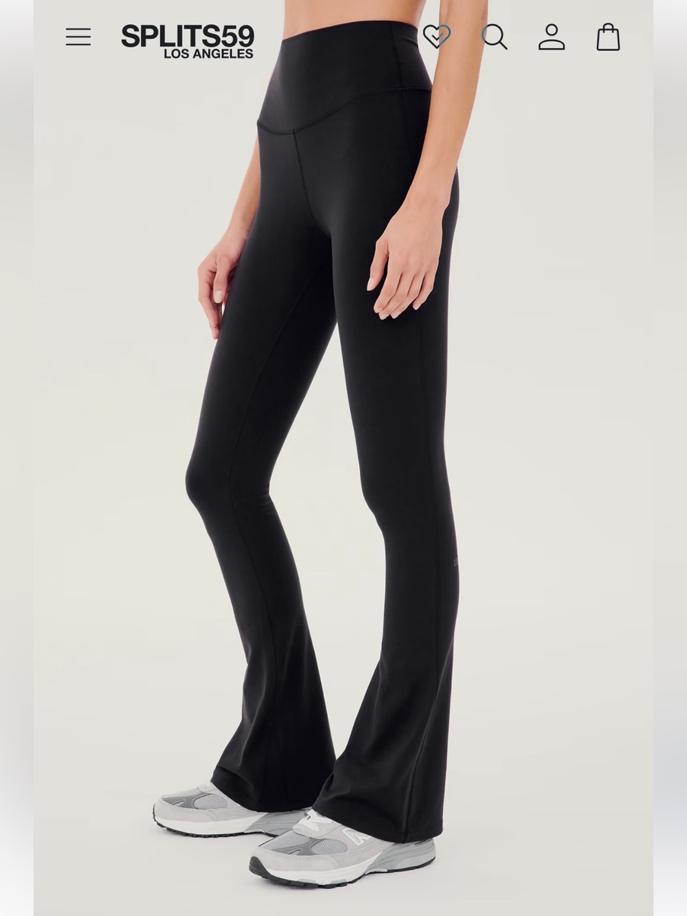 Splits59 Raquel Black Flare Leggings